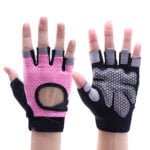 Pink gloves